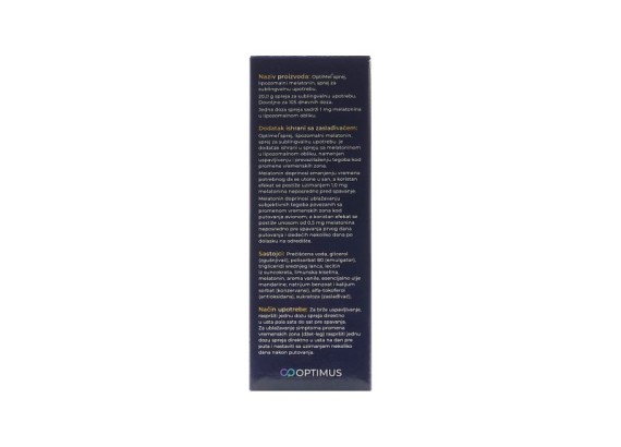 OptiMel sprej (Lipozomalni melatonin) 1mg/1 doza spreja, 20 g