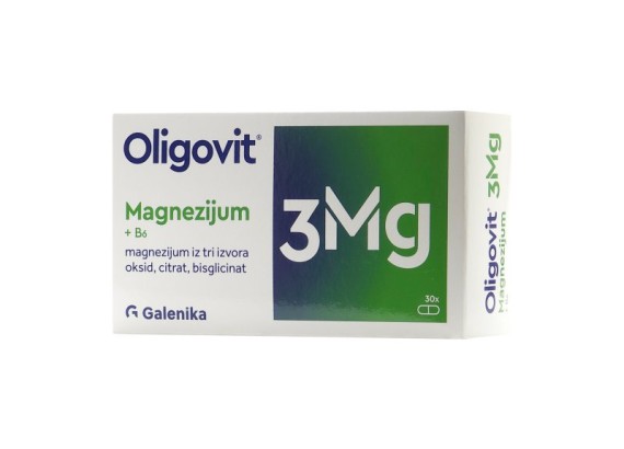 Oligovit3 Mg+B6  30 kapsula
