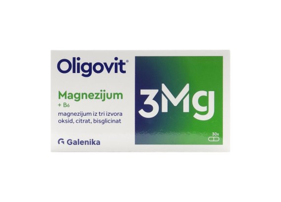 Oligovit3 Mg+B6  30 kapsula