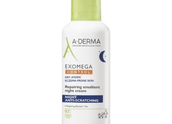 A-Derma Exomega Control obnavljajuća emolijentna noćna krema 400 ml