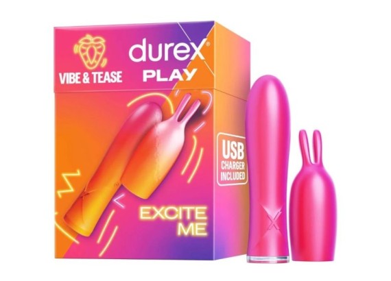 Durex Play Vibe and Tease 2u1 vibrator i nastavak za stimulaciju