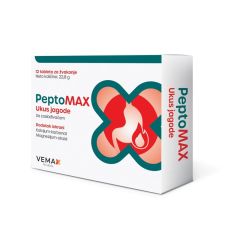 PeptoMAX jagoda 12 tableta za žvakanje