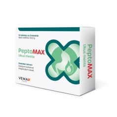 PeptoMAX menta 12 tableta za žvakanje
