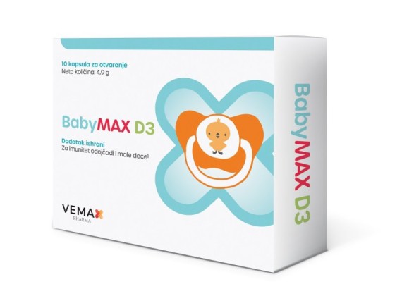 BabyMAX D3 10 sprinkle kapsula