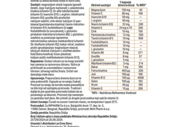 NeuroIN 30 kapsula
