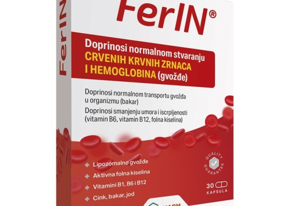 FerIN, za anemiju, 30 kapsula