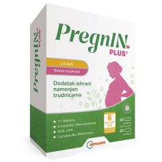 PregnIN PLUS, tokom trudnoće, 30 + 30 kapsula