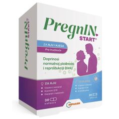 PregnIN START, pre trudnoće, 30 kapsula + 30 kesica