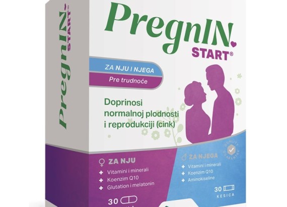 PregnIN START, pre trudnoće, 30 kapsula + 30 kesica