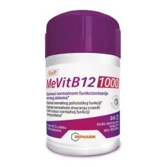 MeVit B12 1000, 30 sublingvalnih tableta