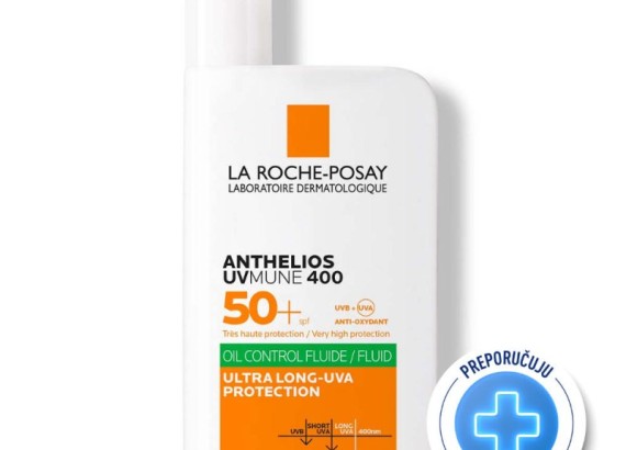 LRP Anthelios UV MUNE 400 Oil Control Fluid SPF 50+ 50 ml