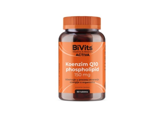 BiVITS ACTIVA Koenzim Q10 Phospholipid 150 mg 60 kapsula
