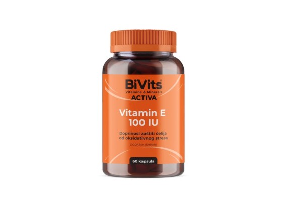 BiVits ACTIVA Vitamin E 100 IU 60 kapsula
