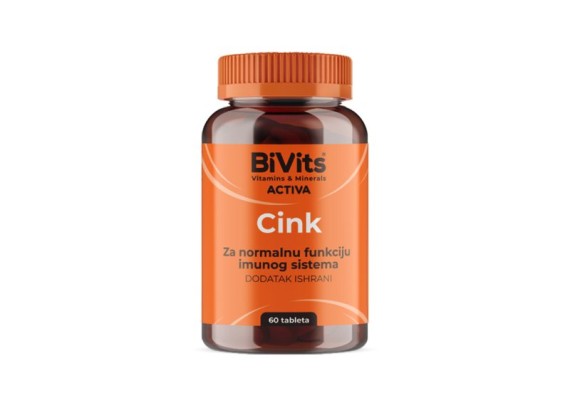 BiVits ACTIVA Cink 10 mg 60 tableta