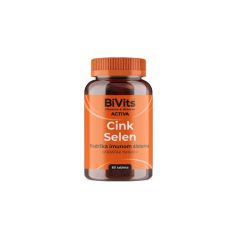 BiVits ACTIVA Cink Selen 60 tableta