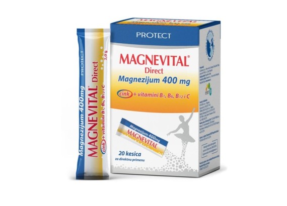 Magnevital Direkt Mg + Zn 1 kesica