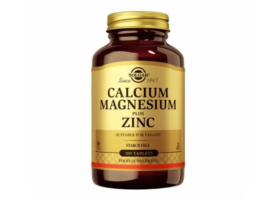 Solgar® Kalcijum, Magnezijum plus Cink 100 tableta