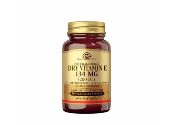 Solgar® vitamin E 134 mg (200 IU) 50 vegan kapsula