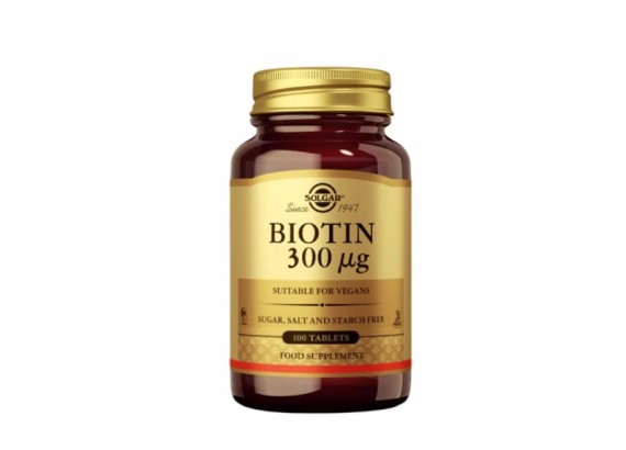 Solgar® Biotin 300 mcg 100 tableta