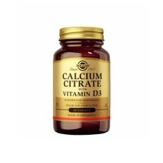 Solgar® Calcium Citrate + vitamin D3 60 tableta