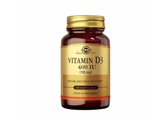 Solgar® Vitamin D3 400 IU 100 kapsula