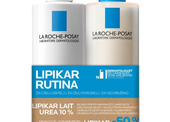 LRP Lipikar Lait Urea 10% 400 ml + Syndet 400 ml