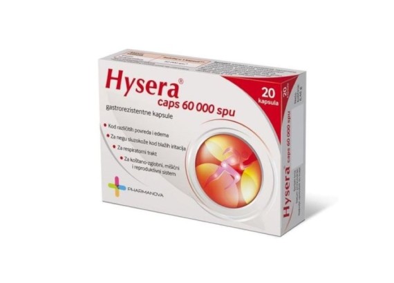 Hysera 60 000 SPU 20 kapsula