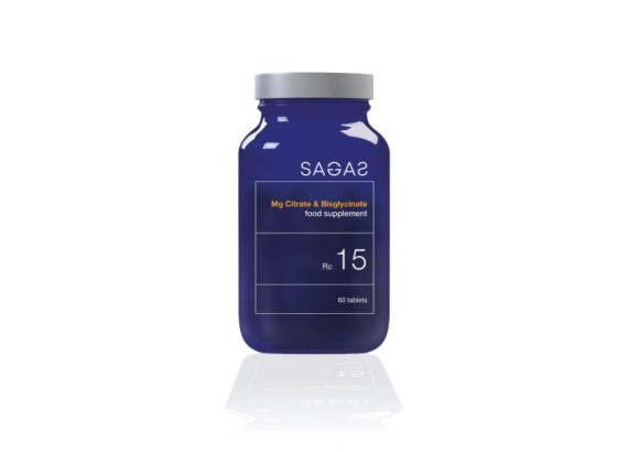SAGAS RC 15 Magnezijum Citrat & Bisglicinat 60 tableta