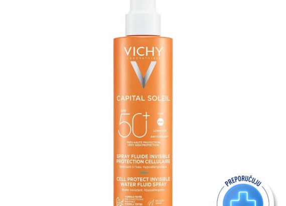 Vichy Capital Soleil vodeno-fluidni sprej SPF50 200 ml