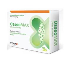 OsseoMAX 30 sublingvalnih tableta – ukus mente