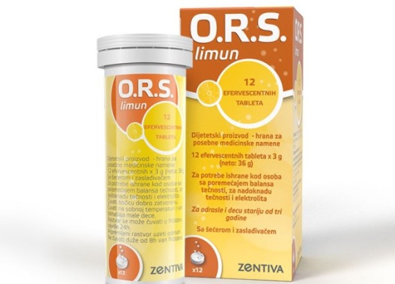 O.R.S. Limun 12 šumećih tableta za rehidrataciju