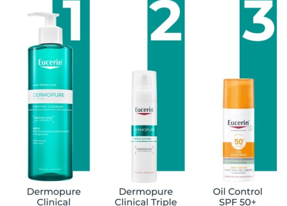 Eucerin Dermopure Clinical gel za čišćenje 400 ml