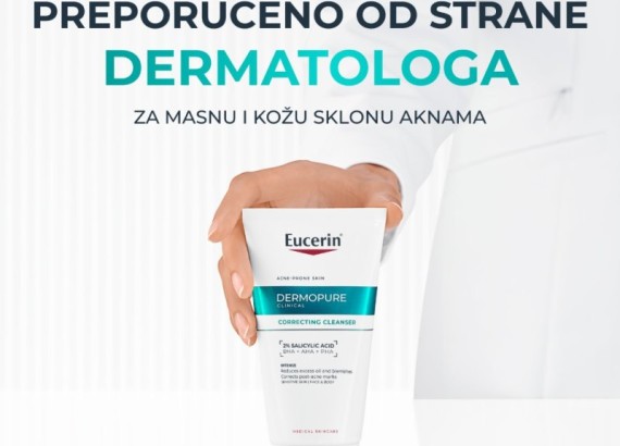 Eucerin Dermopure Clinical korektivni gel za čišćenje 150 ml