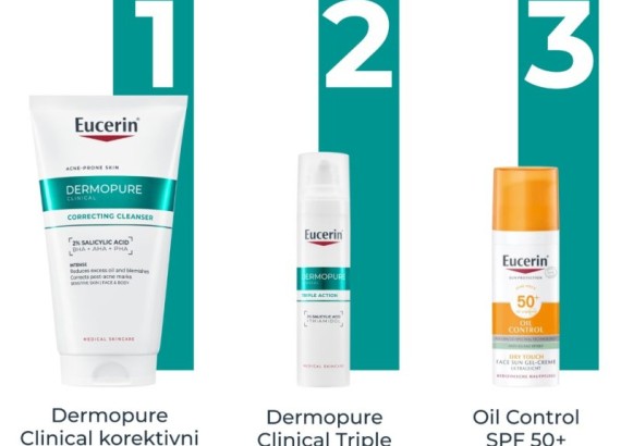 Eucerin Dermopure Clinical korektivni gel za čišćenje 150 ml