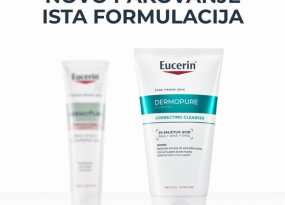 Eucerin Dermopure Clinical korektivni gel za čišćenje 150 ml