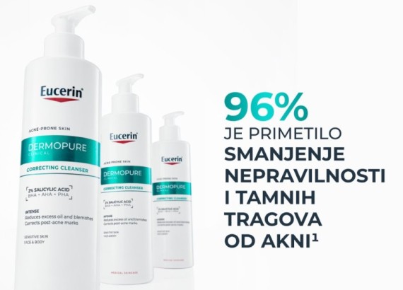 Eucerin Dermopure Clinical korektivni gel za čišćenje 400 ml