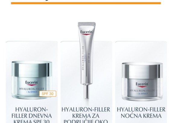 Eucerin Hyaluron- Filler Serum sa vitaminom C 8 ml