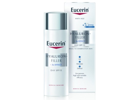 Eucerin Hyaluron-Filler Dnevna krema za normalnu i mešovitu kožu SPF15  50 ml