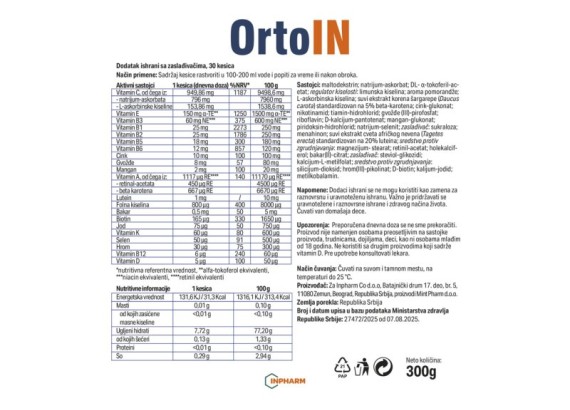 OrtoIN 30 kesica