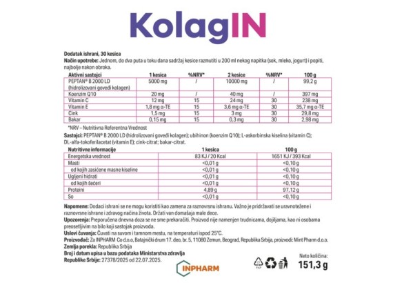 KolagIN 30 kesica