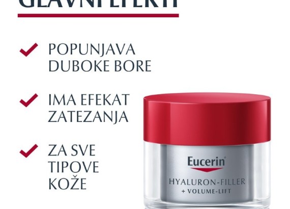Eucerin Hyaluron-Filler + Volume-Lift noćna krema 50 ml