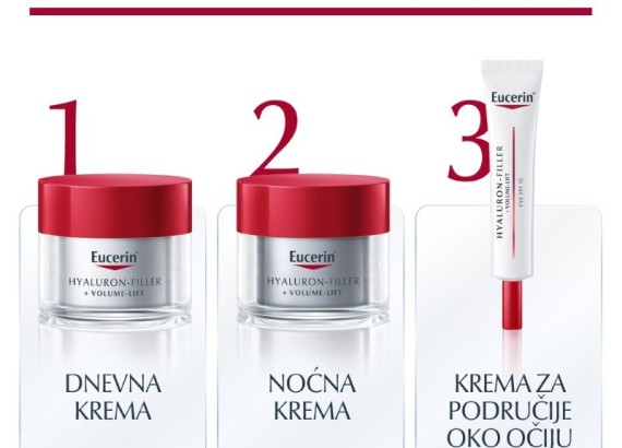 Eucerin Hyaluron-Filler+Volume-Lift krema za područje oko očiju SPF15