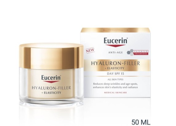 Eucerin Hyaluron-Filler + Elasticity Dnevna krema SPF15  50 ml
