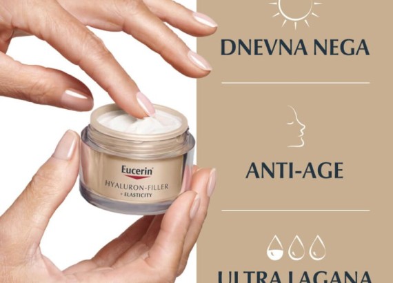Eucerin Hyaluron-Filler + Elasticity Dnevna krema SPF15  50 ml