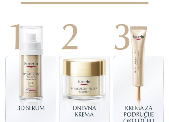 Eucerin Hyaluron-Filler + Elasticity Krema za područje oko očiju SPF 20