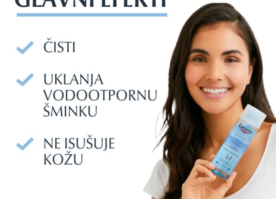 Eucerin DermatoCLEAN (Hyaluron) 3u1 Micelarna voda 200 ml