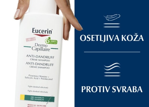 Eucerin DermoCapillaire Krem šampon protiv suve peruti