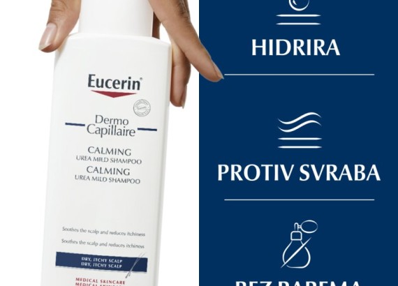 Eucerin DermoCapillaire Šampon za suvu kožu glave i suvu kosu