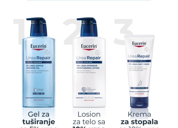 Eucerin UreaRepair krem za stopala sa 10% uree 100 ml