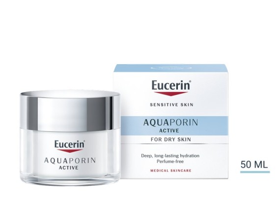 Eucerin AQUAporin ACTIVE Bogata hidratantna krema za lice 50 ml